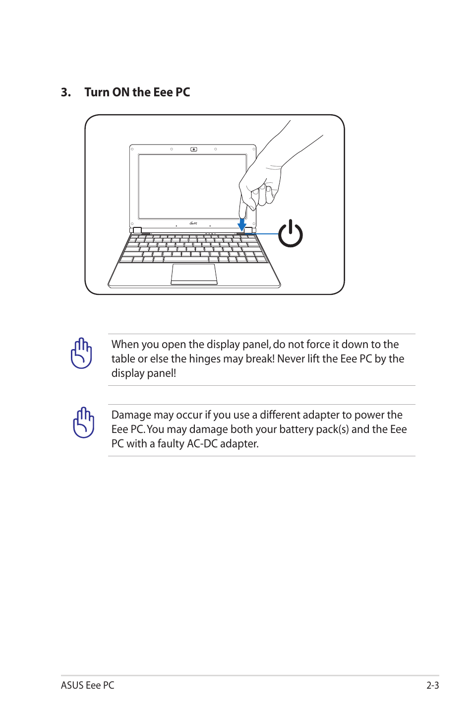 Asus Eee PC 1002HA/Linux User Manual | Page 23 / 80