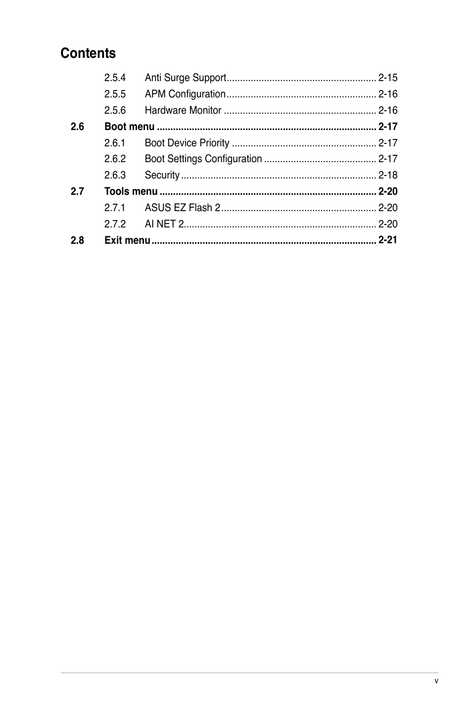 Asus P5G41T-M LX V2 User Manual | Page 5 / 62