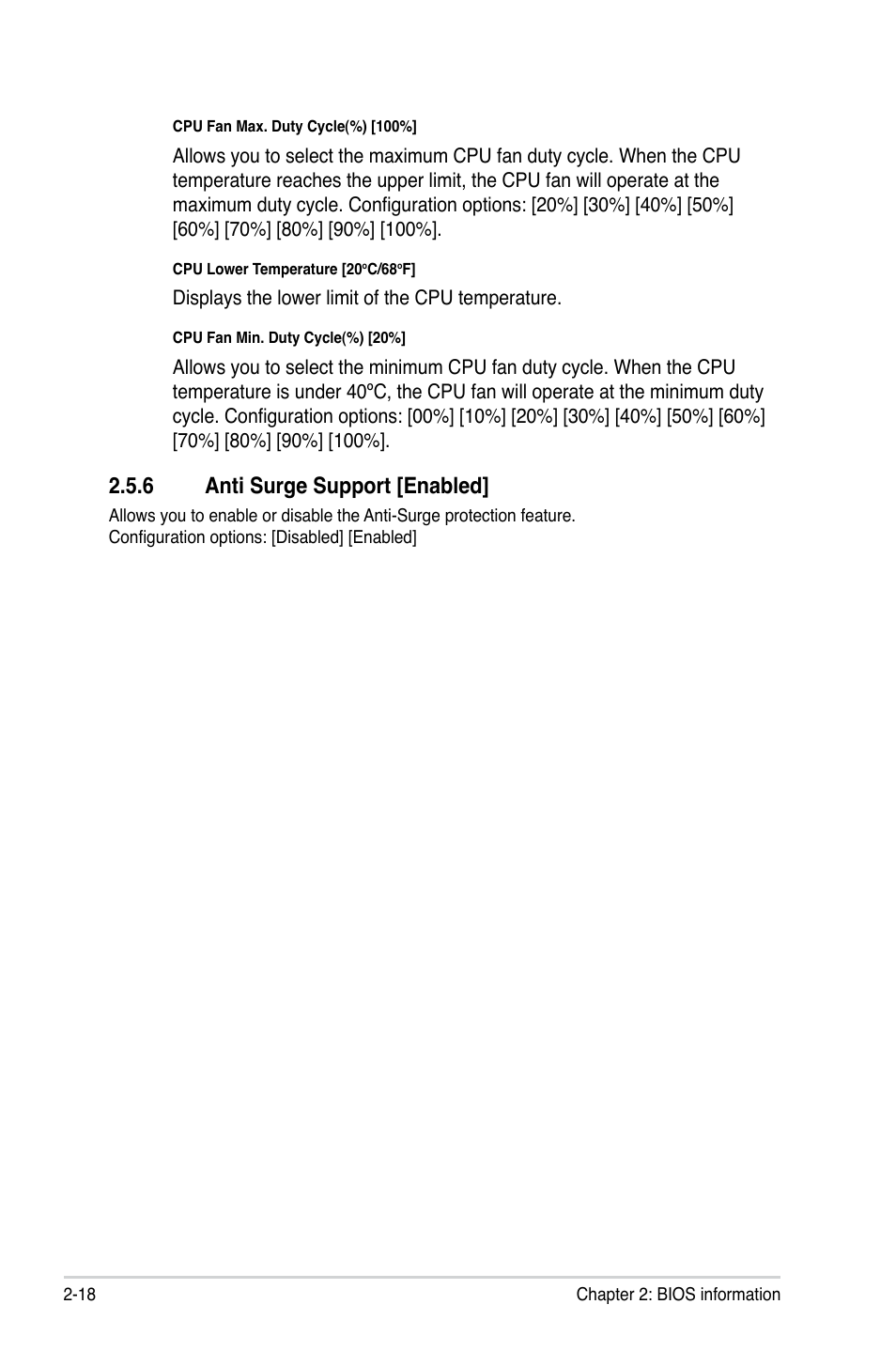 6 anti surge support [enabled | Asus M5A78L-M LX3 User Manual | Page 54 / 62