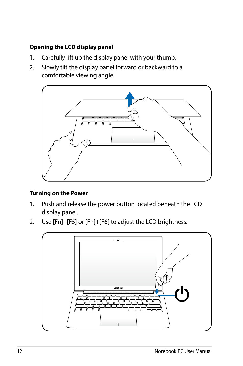 Asus UX31E User Manual | Page 12 / 100