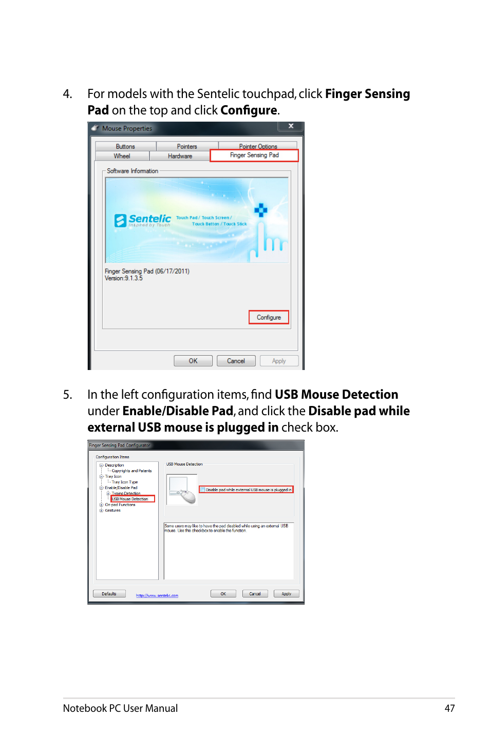 Asus UX31E User Manual | Page 47 / 100