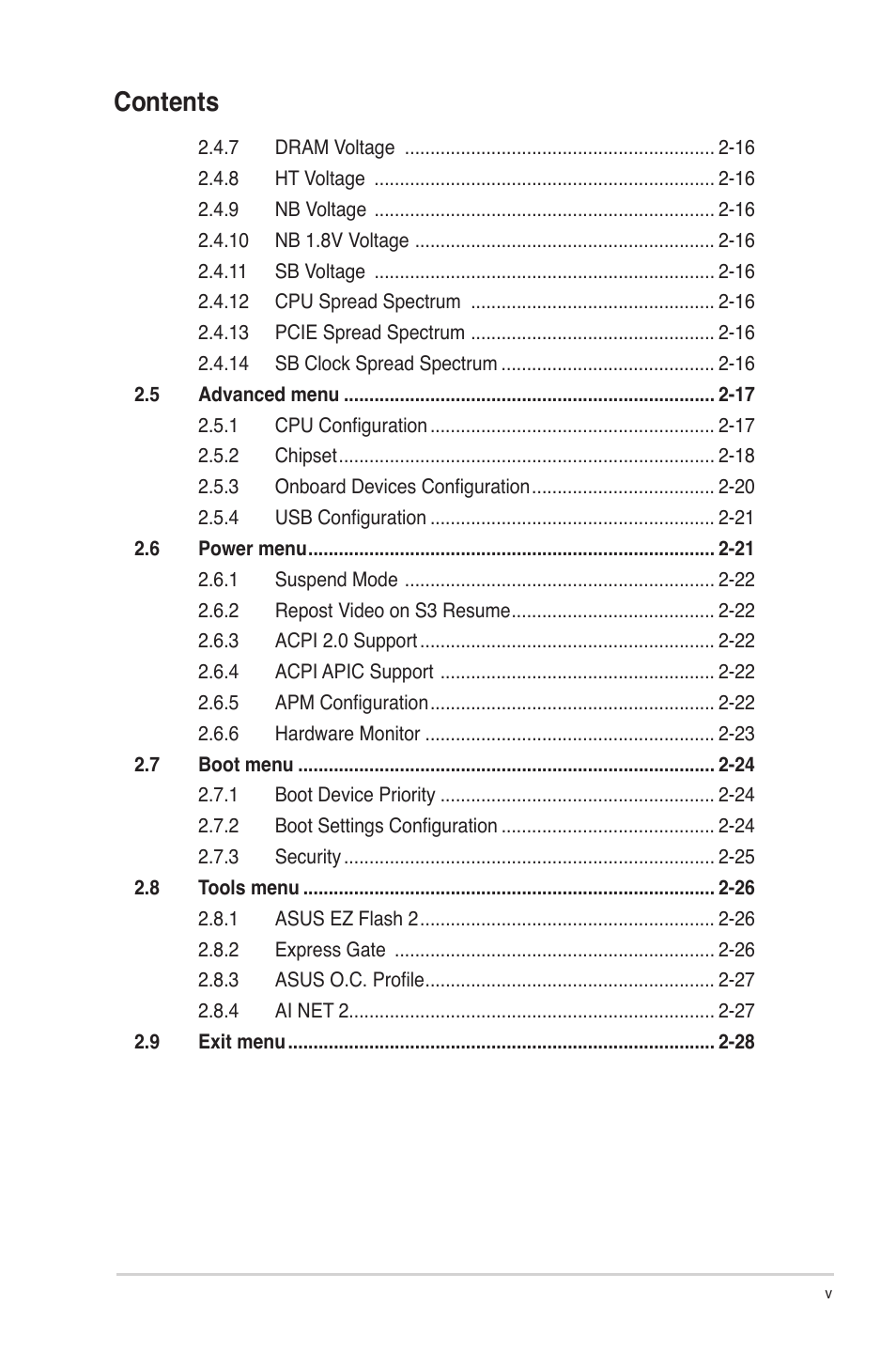 Asus M4A78 Pro User Manual | Page 5 / 72