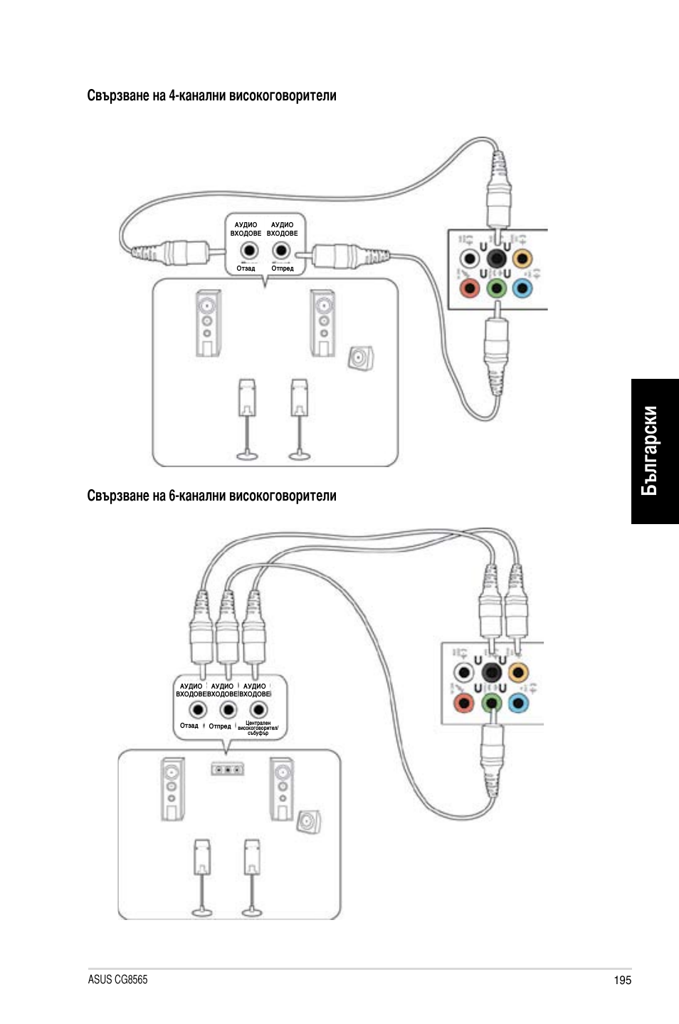 Български | Asus CG8565 User Manual | Page 195 / 246