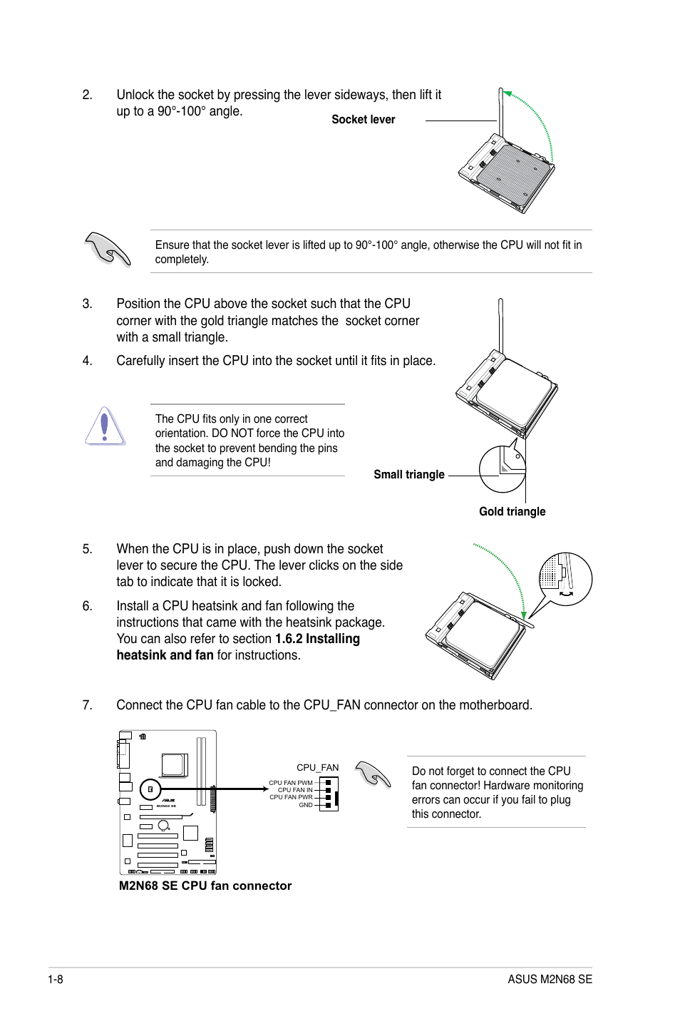 Asus M2N68 SE User Manual | Page 18 / 60