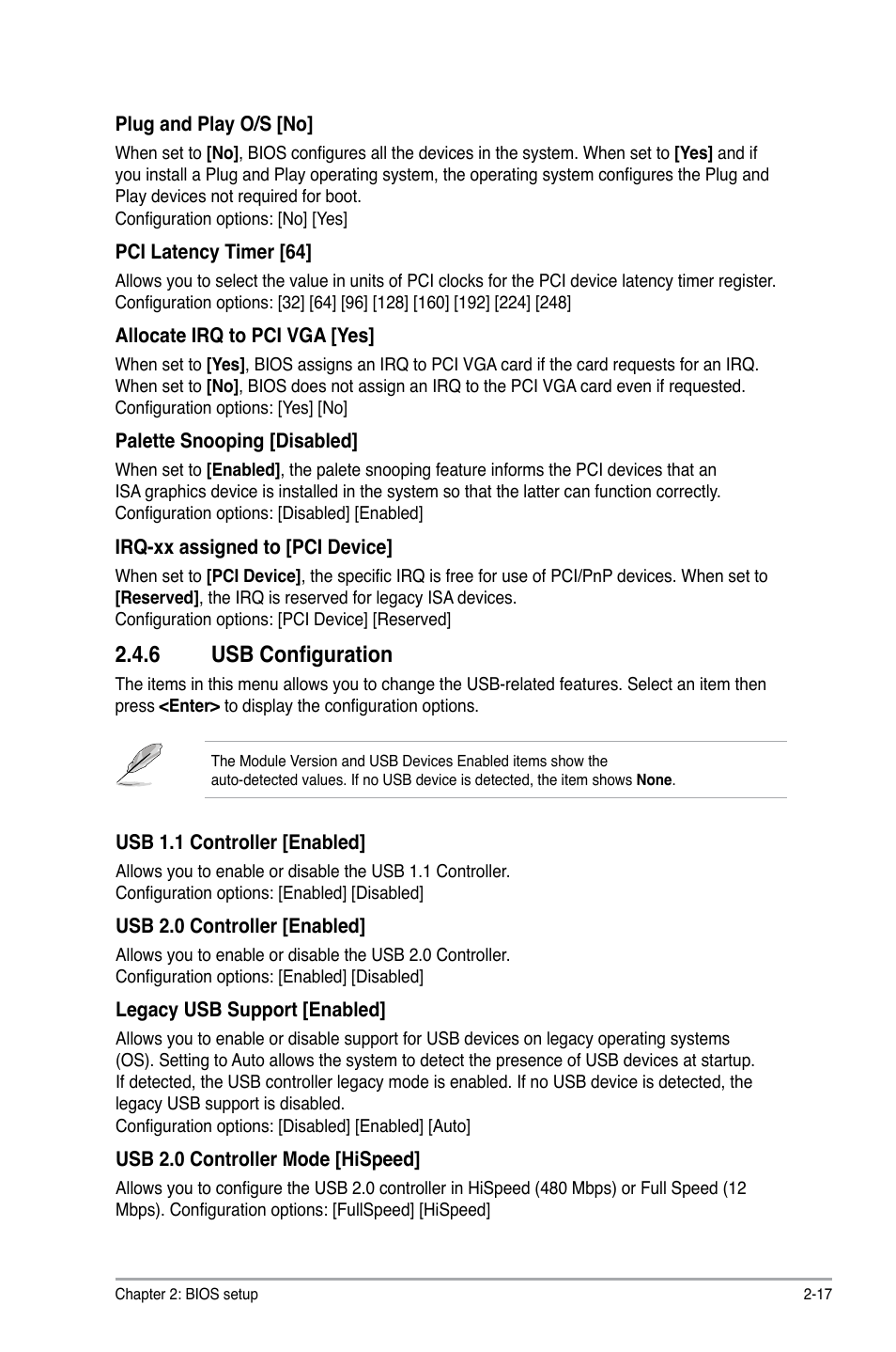 6 usb configuration, Usb configuration -17 | Asus M2N68 SE User Manual | Page 53 / 60