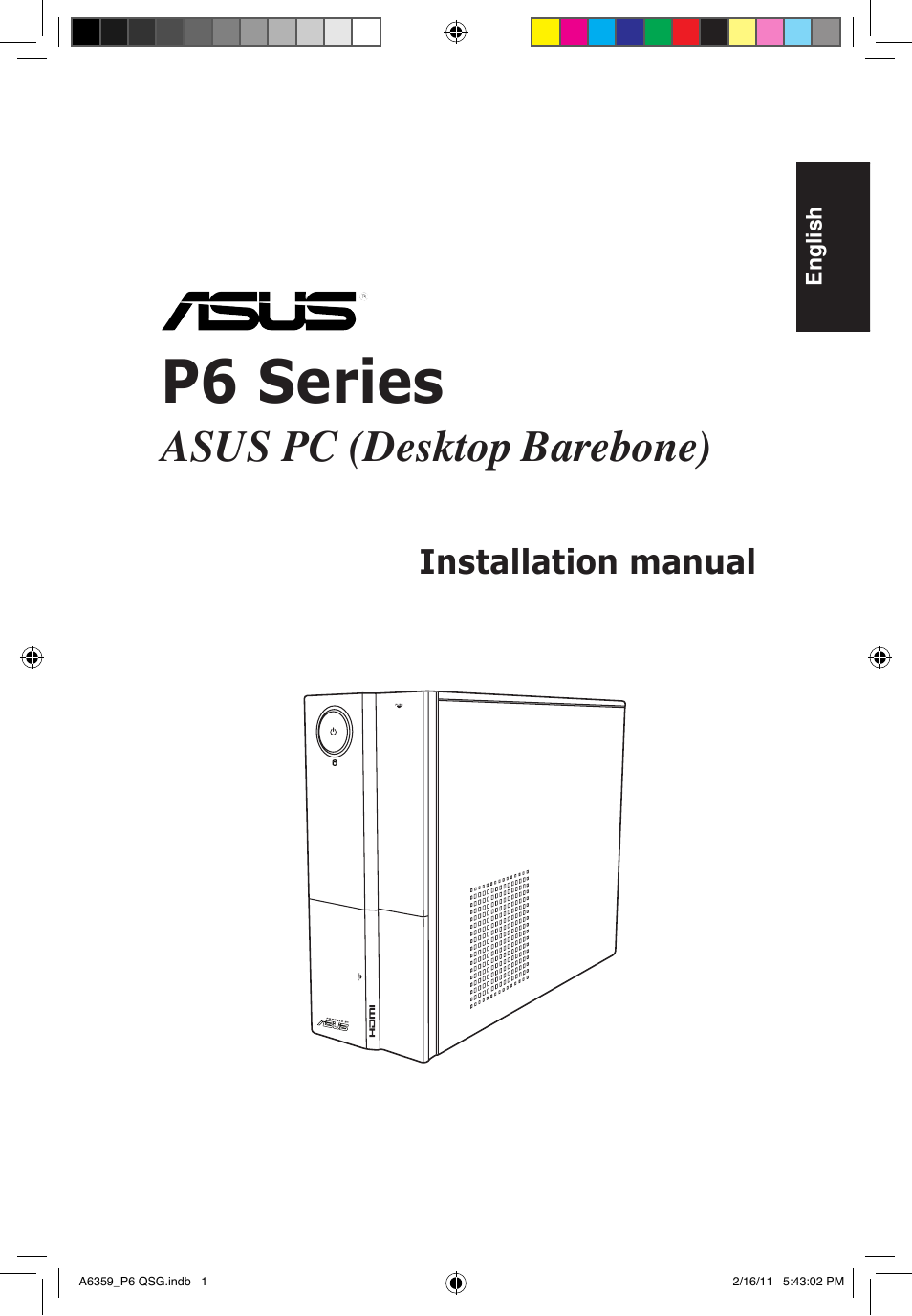 Asus P6-P8H61E User Manual | 36 pages