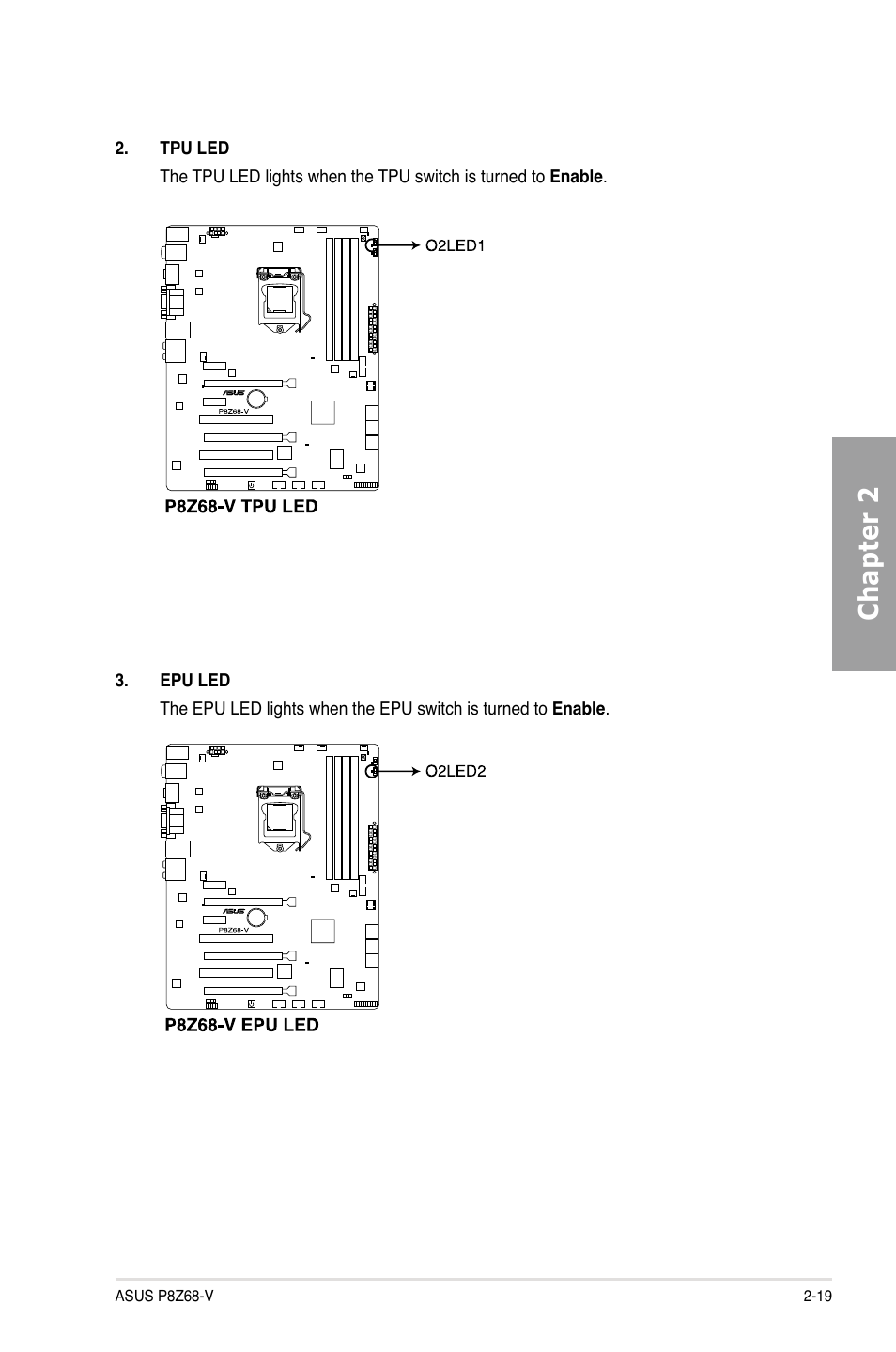 Chapter 2 | Asus P8Z68-V User Manual | Page 37 / 146
