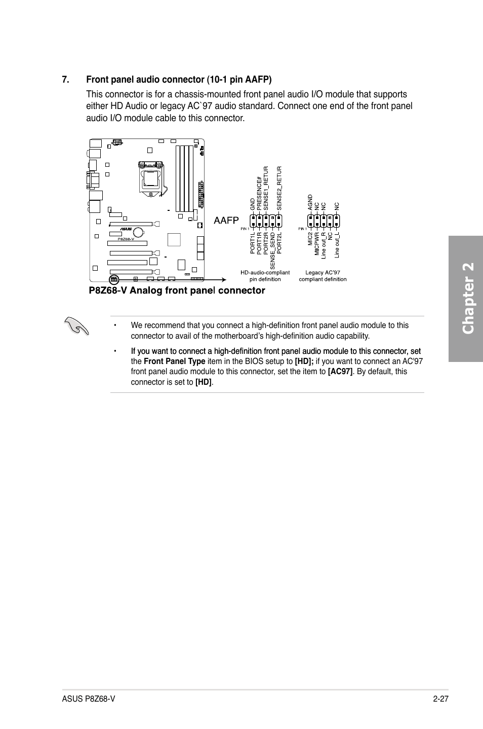 Chapter 2 | Asus P8Z68-V User Manual | Page 45 / 146