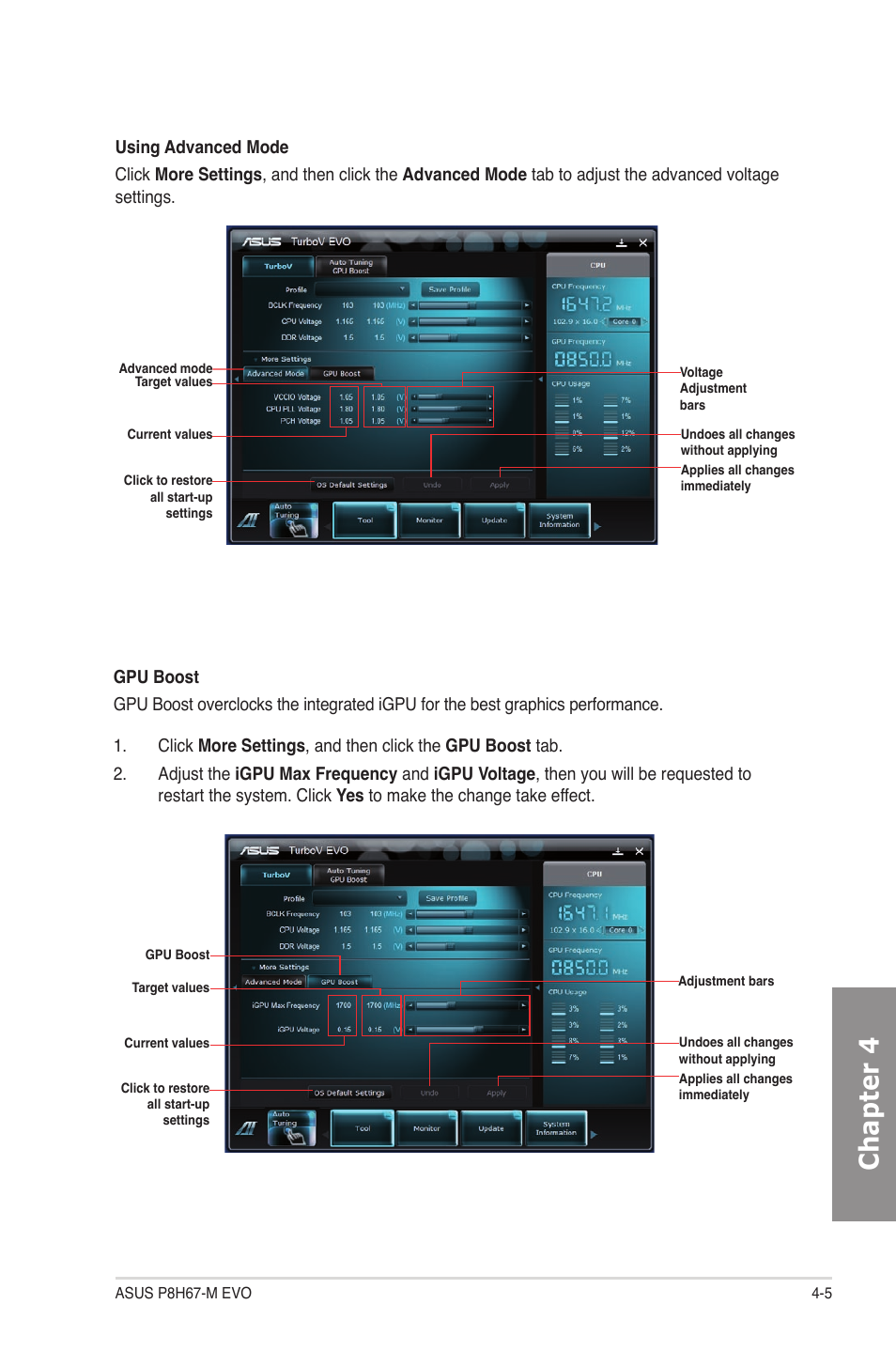 Chapter 4 | Asus P8H67-M EVO User Manual | Page 105 / 128