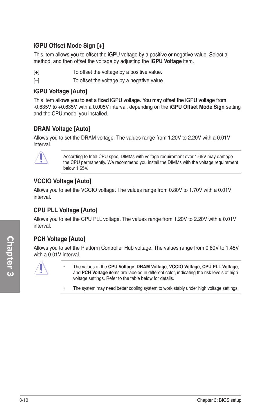 Chapter 3 | Asus P8H67-M EVO User Manual | Page 72 / 128