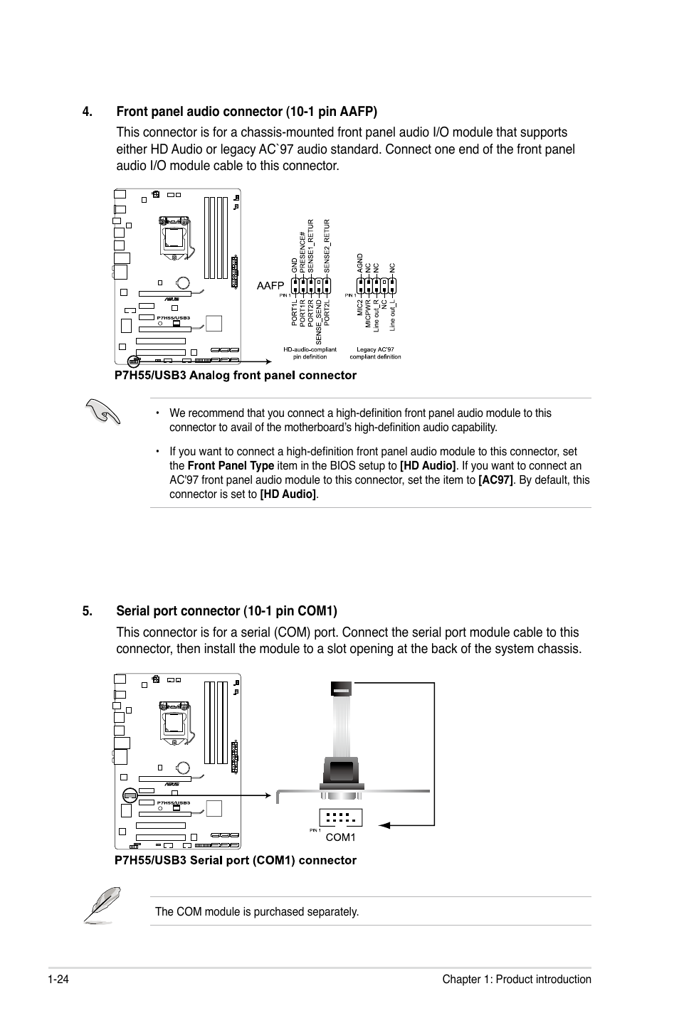 Asus P7H55/USB3 User Manual | Page 36 / 70