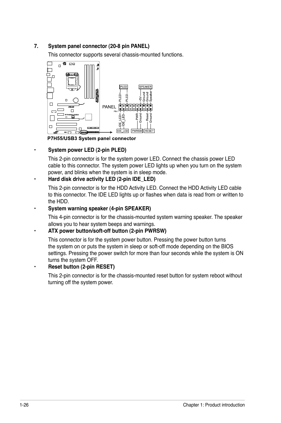 Asus P7H55/USB3 User Manual | Page 38 / 70