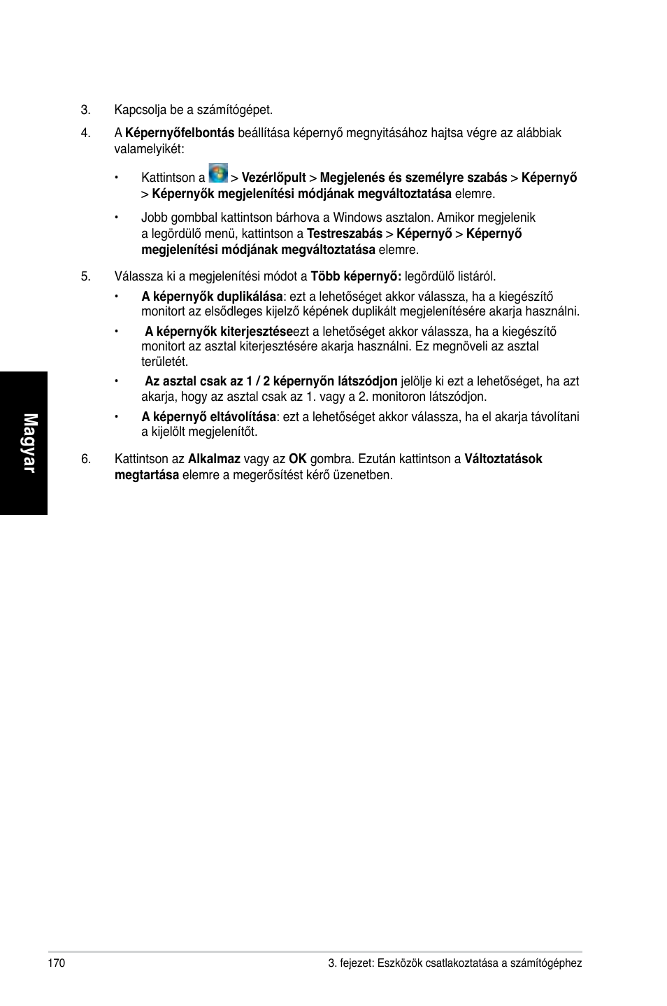 Mag ya r m ag ya r | Asus CM6731 User Manual | Page 172 / 478