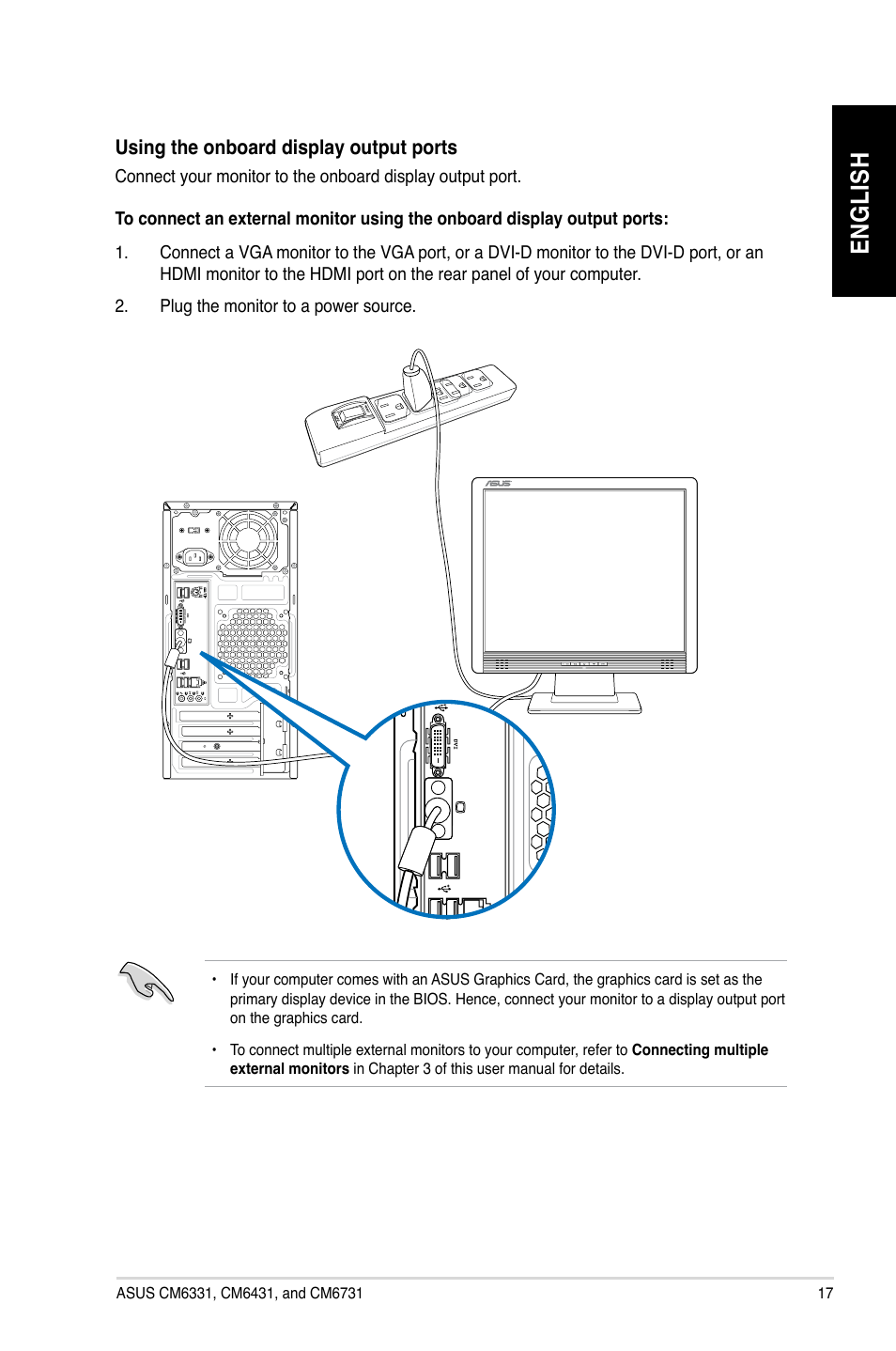 En gl is h en gl is h | Asus CM6731 User Manual | Page 19 / 478