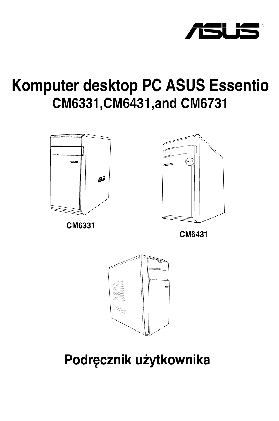 Polski, Komputer desktop pc asus essentio, Podręcznik użytkownika | Asus CM6731 User Manual | Page 275 / 478