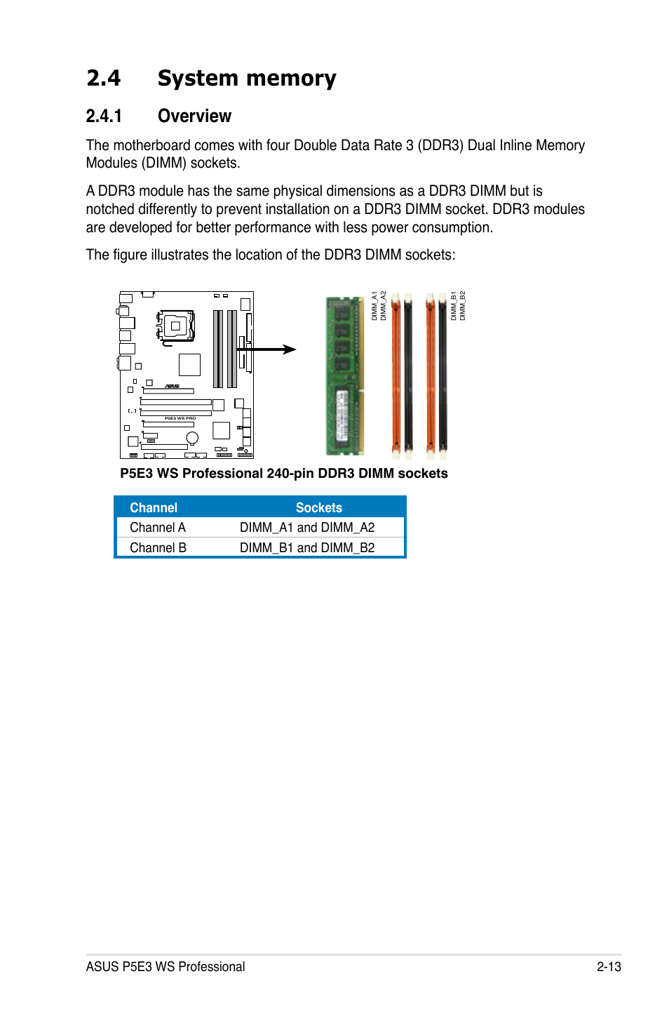 1 overview | Asus P5E3 WS Professional User Manual | Page 39 / 172