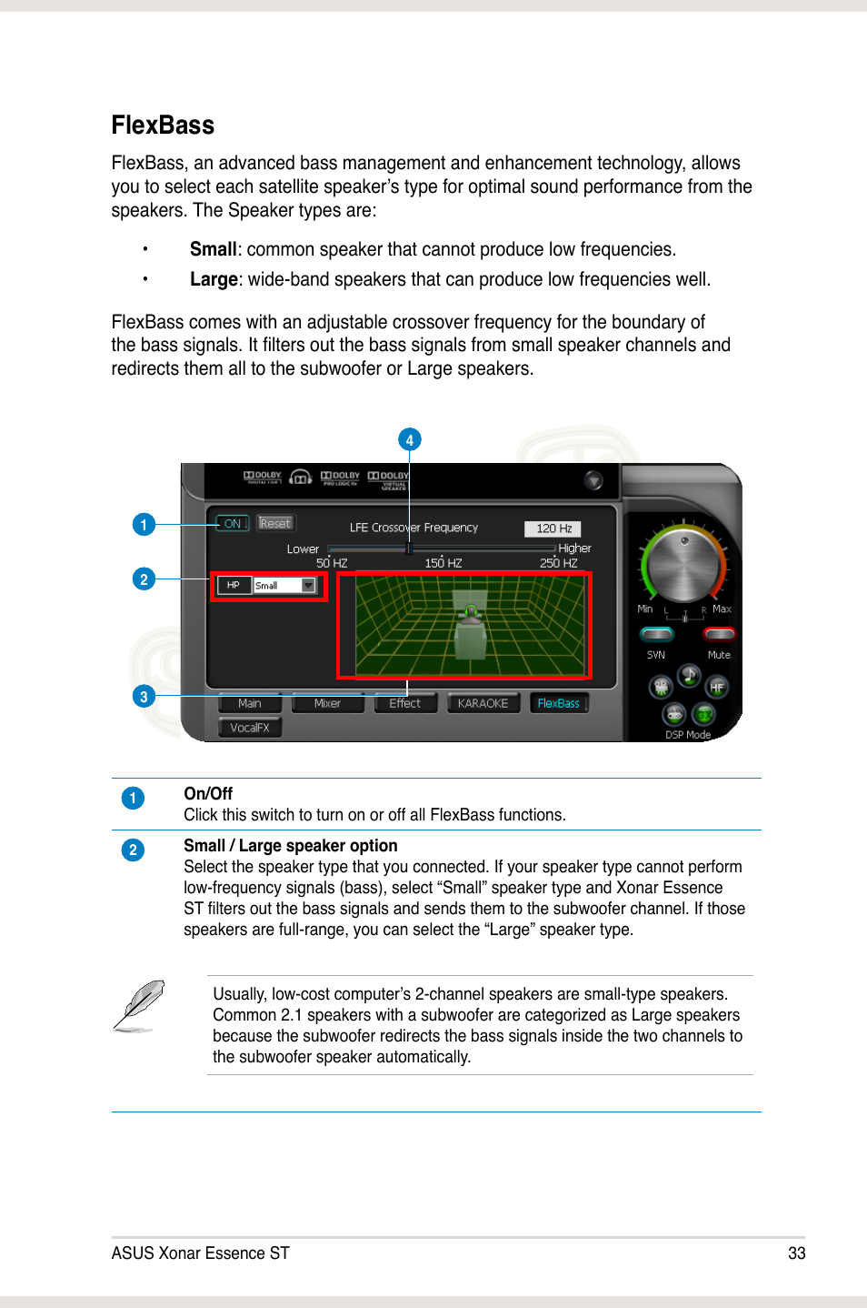 Flexbass | Asus Xonar Essence ST User Manual | Page 40 / 53