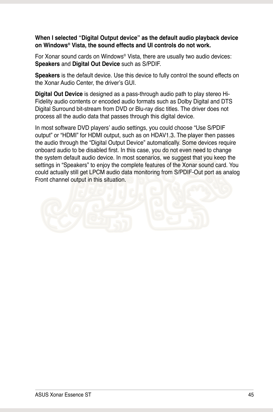 Asus Xonar Essence ST User Manual | Page 52 / 53