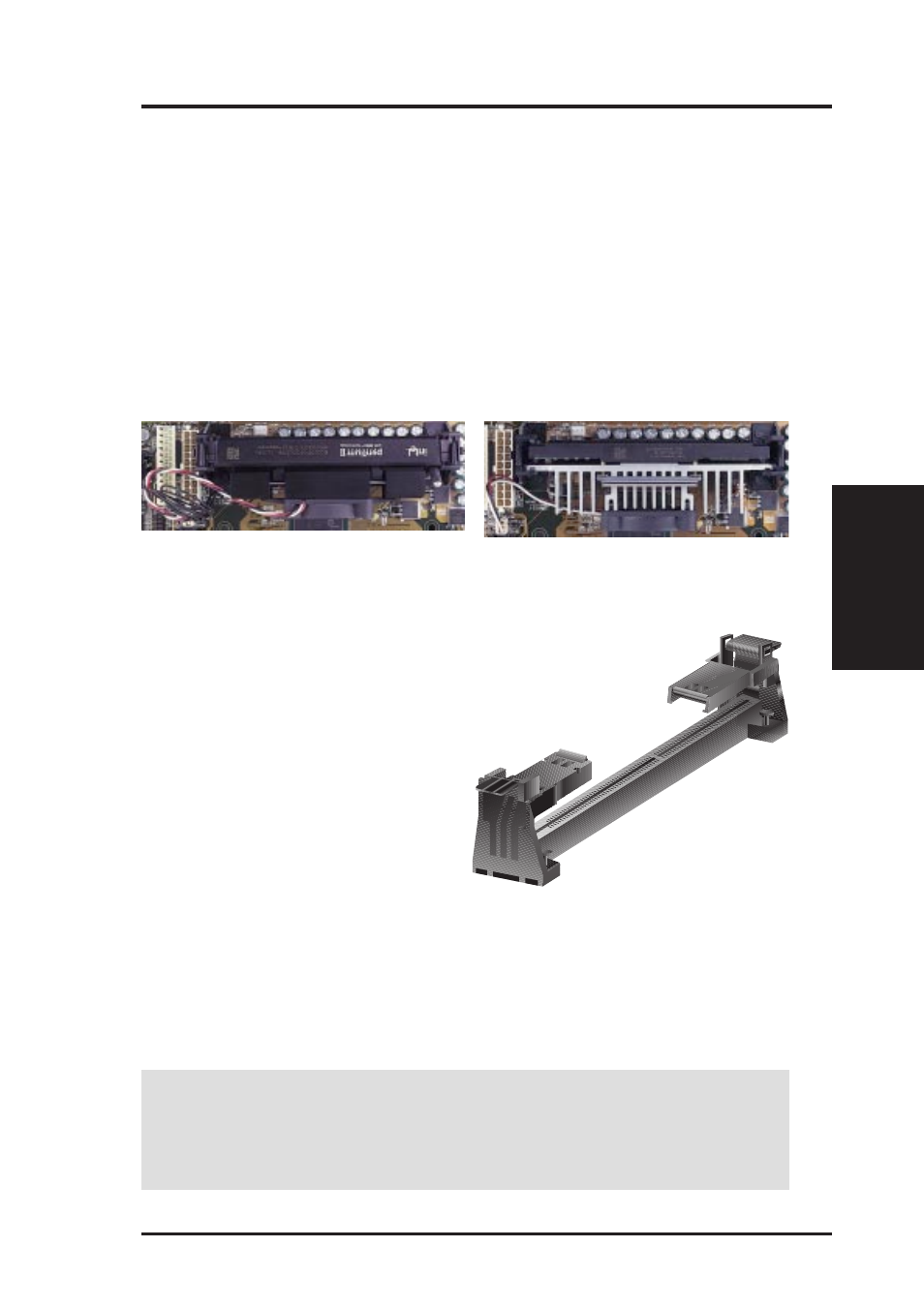 Hardware setup, 6 central processing unit (cpu), 2 heatsinks | 1 universal retention mechanism | Asus P2B-N User Manual | Page 25 / 120