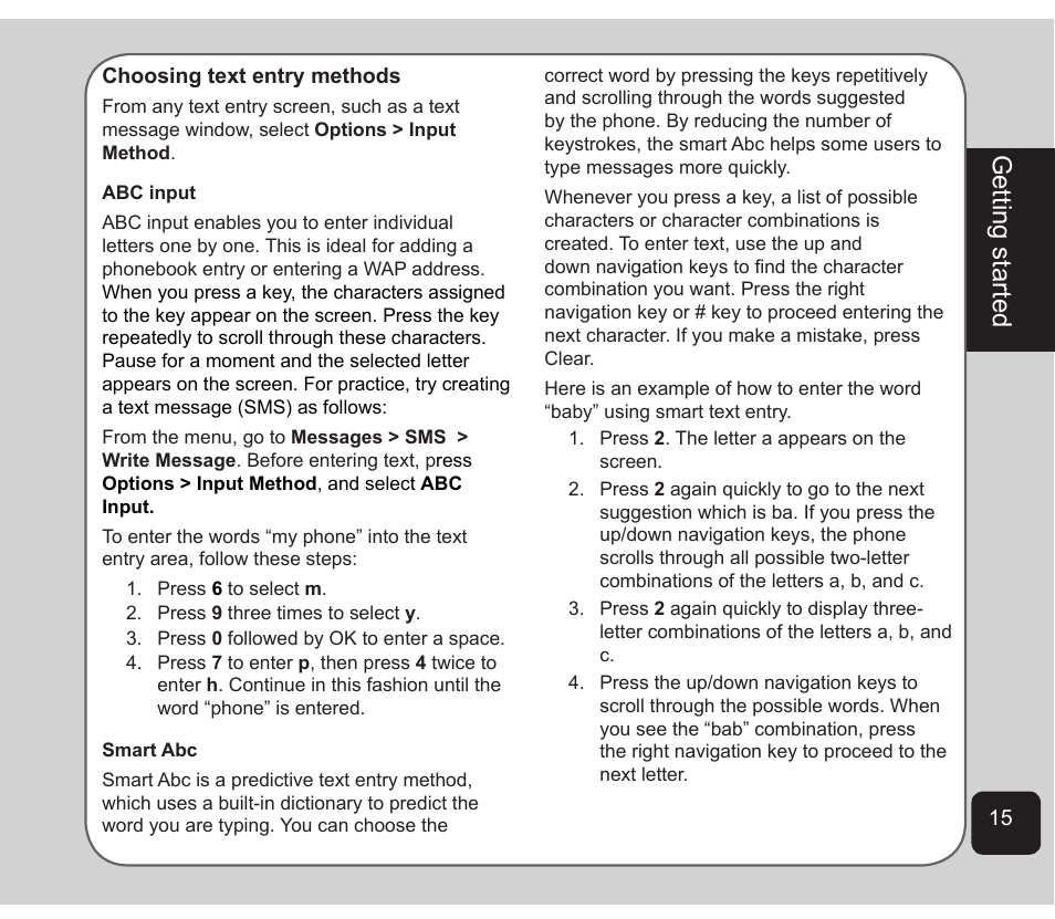 Getting started | Asus Z801 User Manual | Page 19 / 84