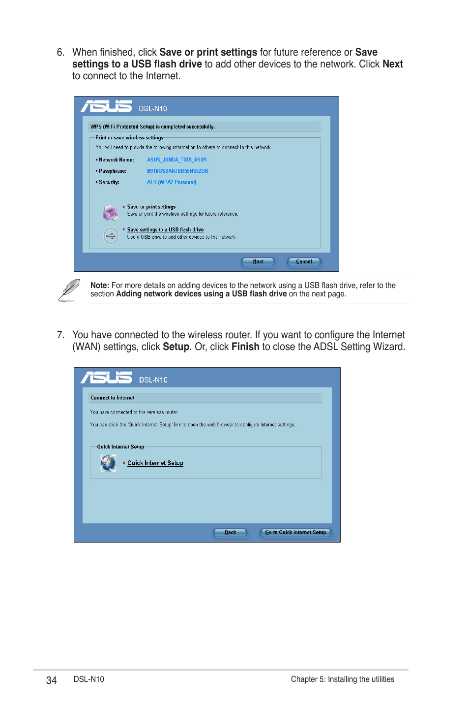 Asus DSL-N10 (VER.B1) User Manual | Page 34 / 53