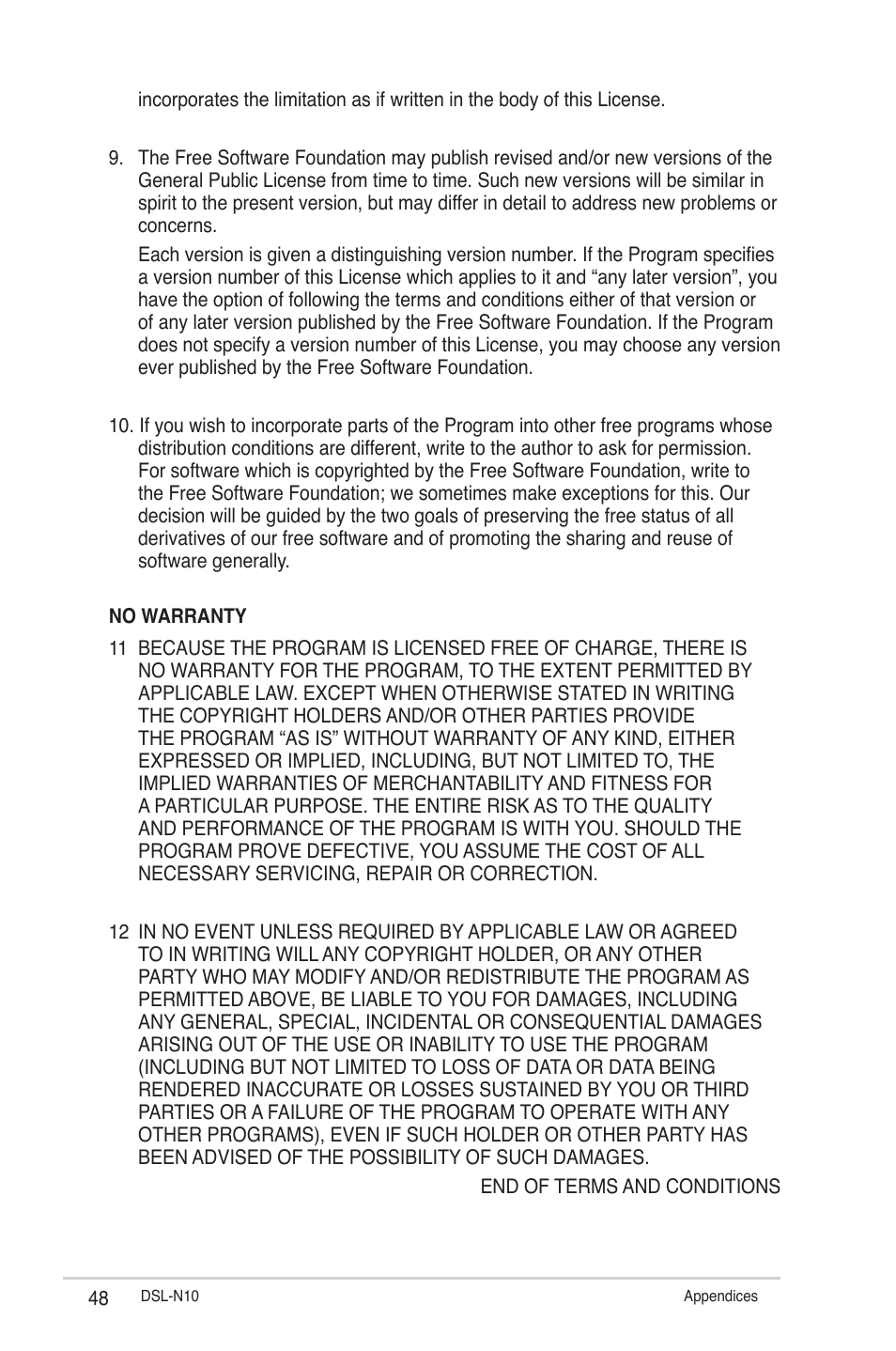 Asus DSL-N10 (VER.B1) User Manual | Page 48 / 53