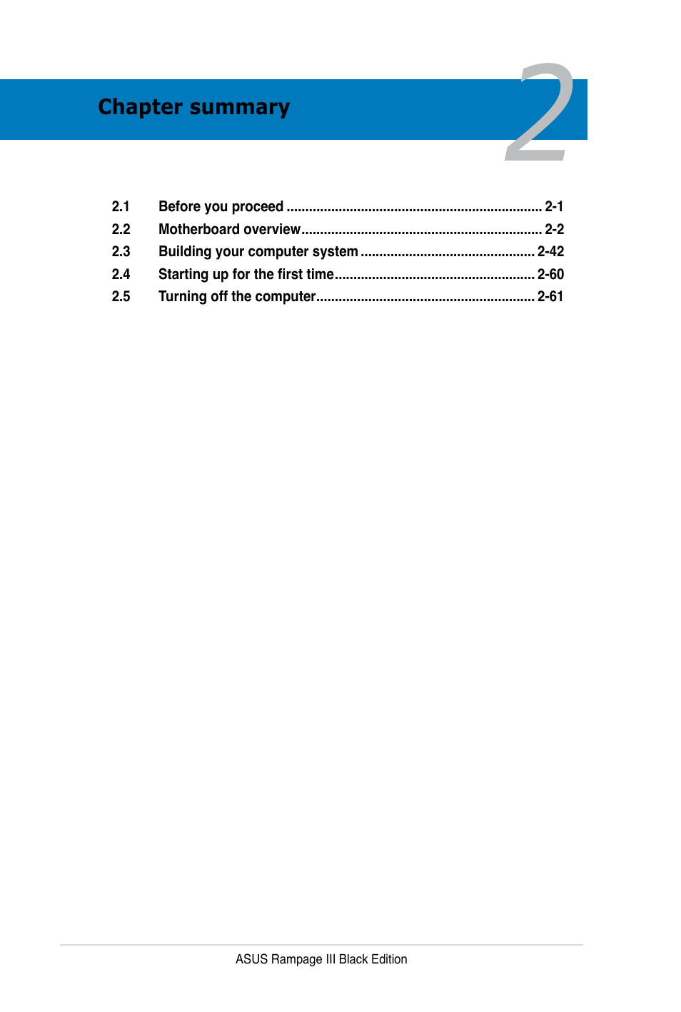 Asus Rampage III Black Edition User Manual | Page 32 / 198