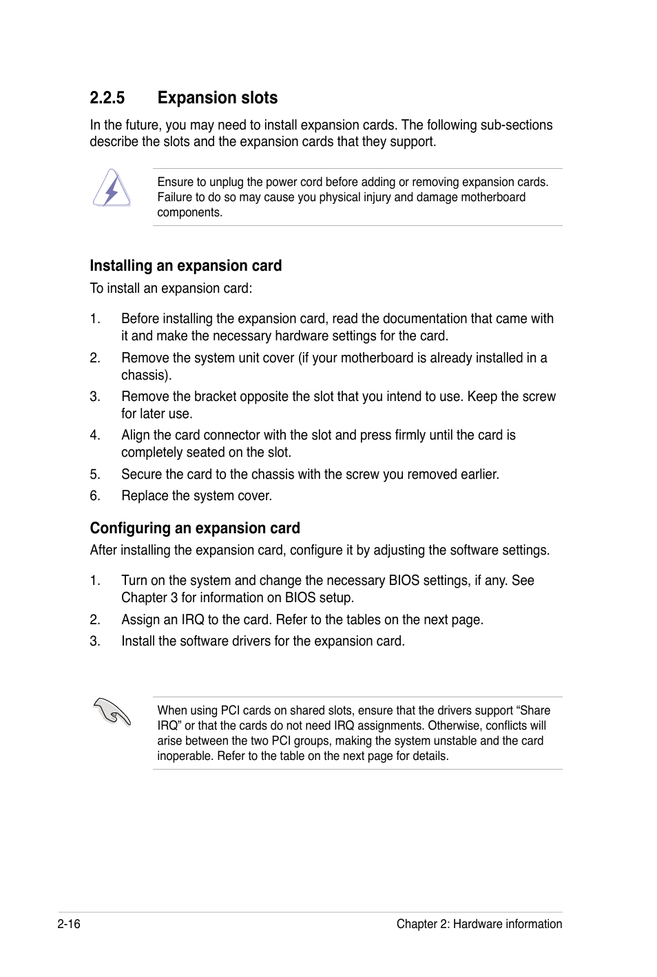 5 expansion slots | Asus Rampage III Black Edition User Manual | Page 48 / 198