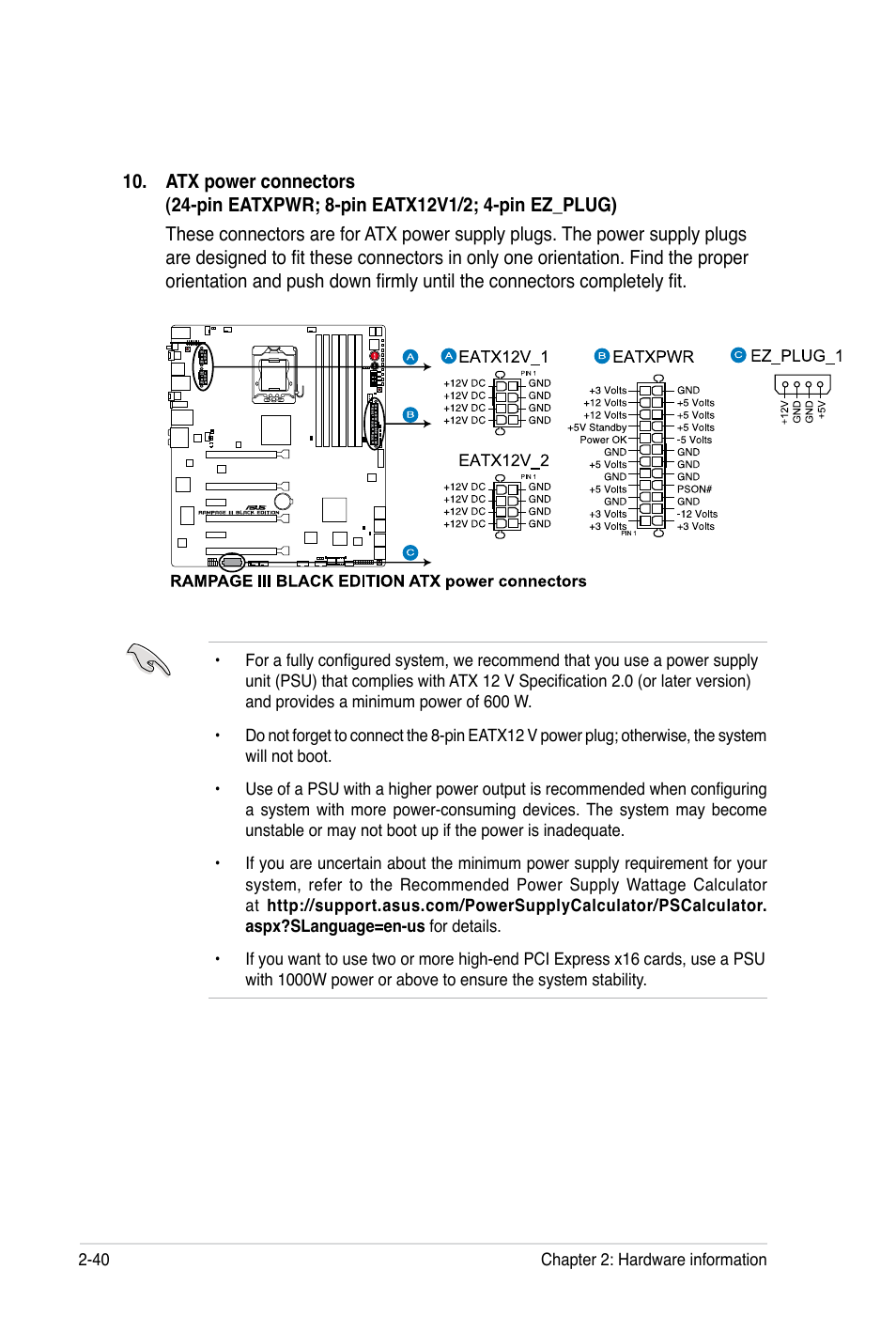 Asus Rampage III Black Edition User Manual | Page 72 / 198