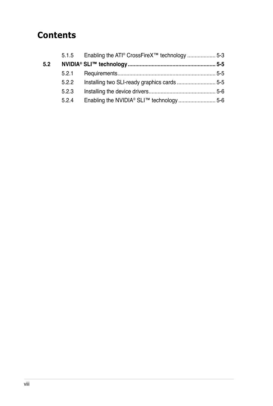 Asus Rampage III Black Edition User Manual | Page 8 / 198