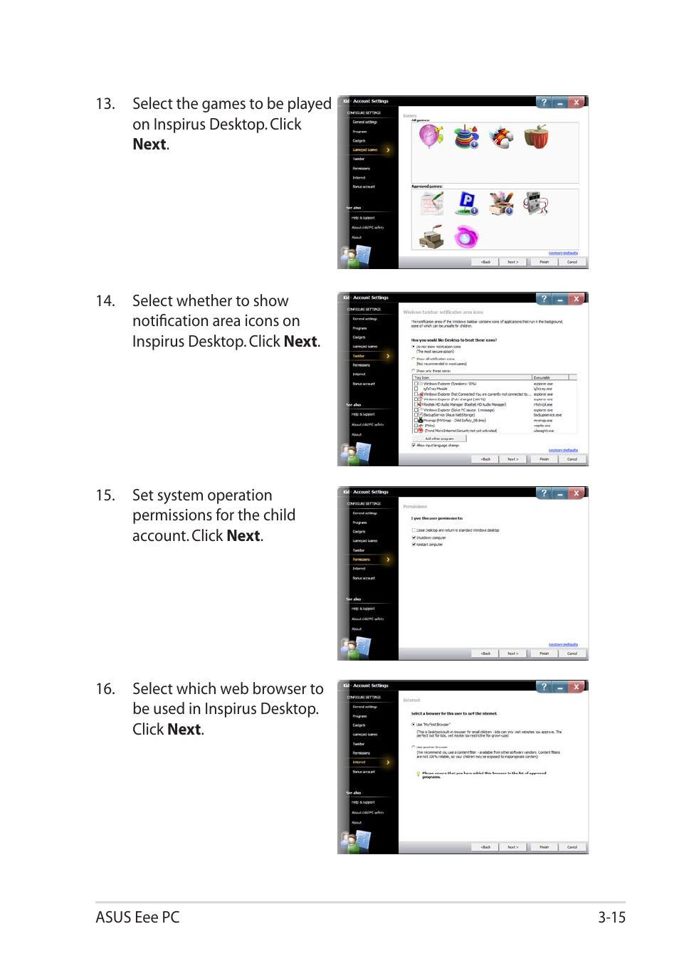 Asus Eee PC 1001PQ User Manual | Page 45 / 72