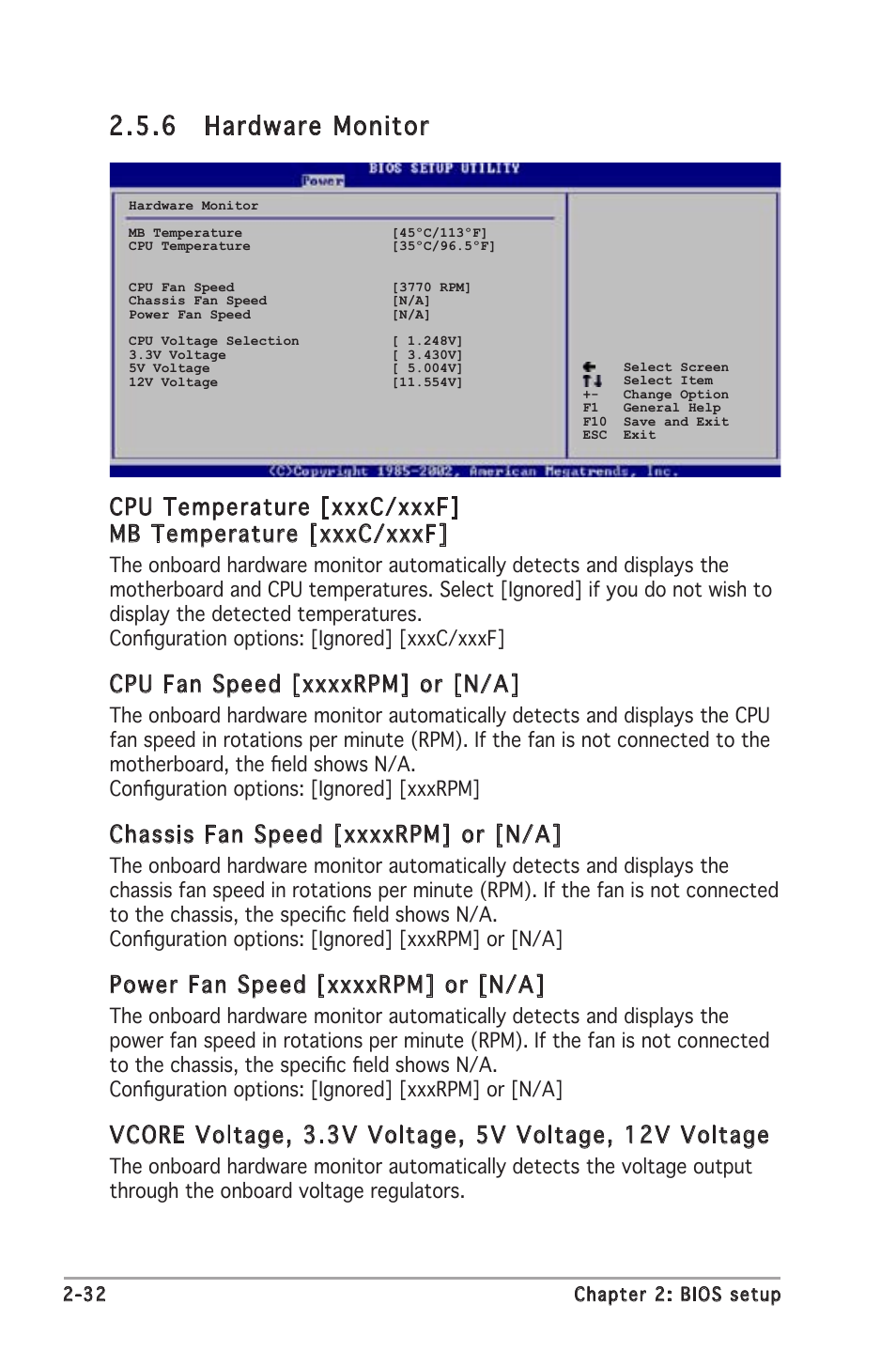 6 hardware monitor | Asus P5VDC-X User Manual | Page 78 / 92