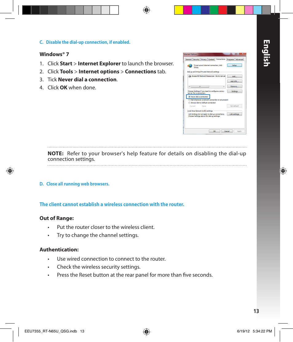 English | Asus RT-N65U User Manual | Page 13 / 159