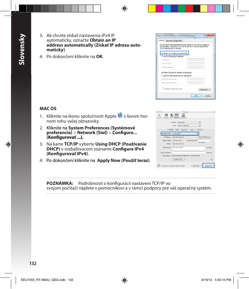 Slo vensk y | Asus RT-N65U User Manual | Page 132 / 159