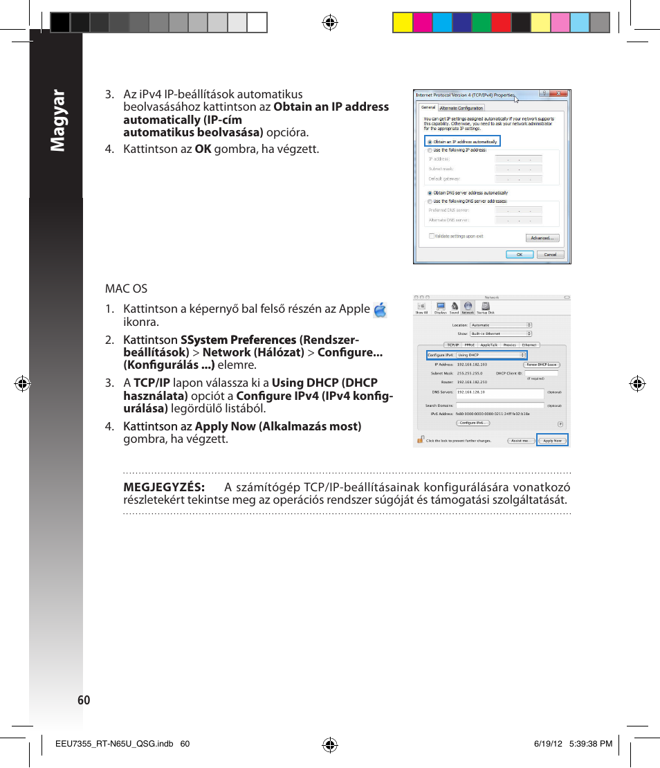 Magy ar | Asus RT-N65U User Manual | Page 60 / 159