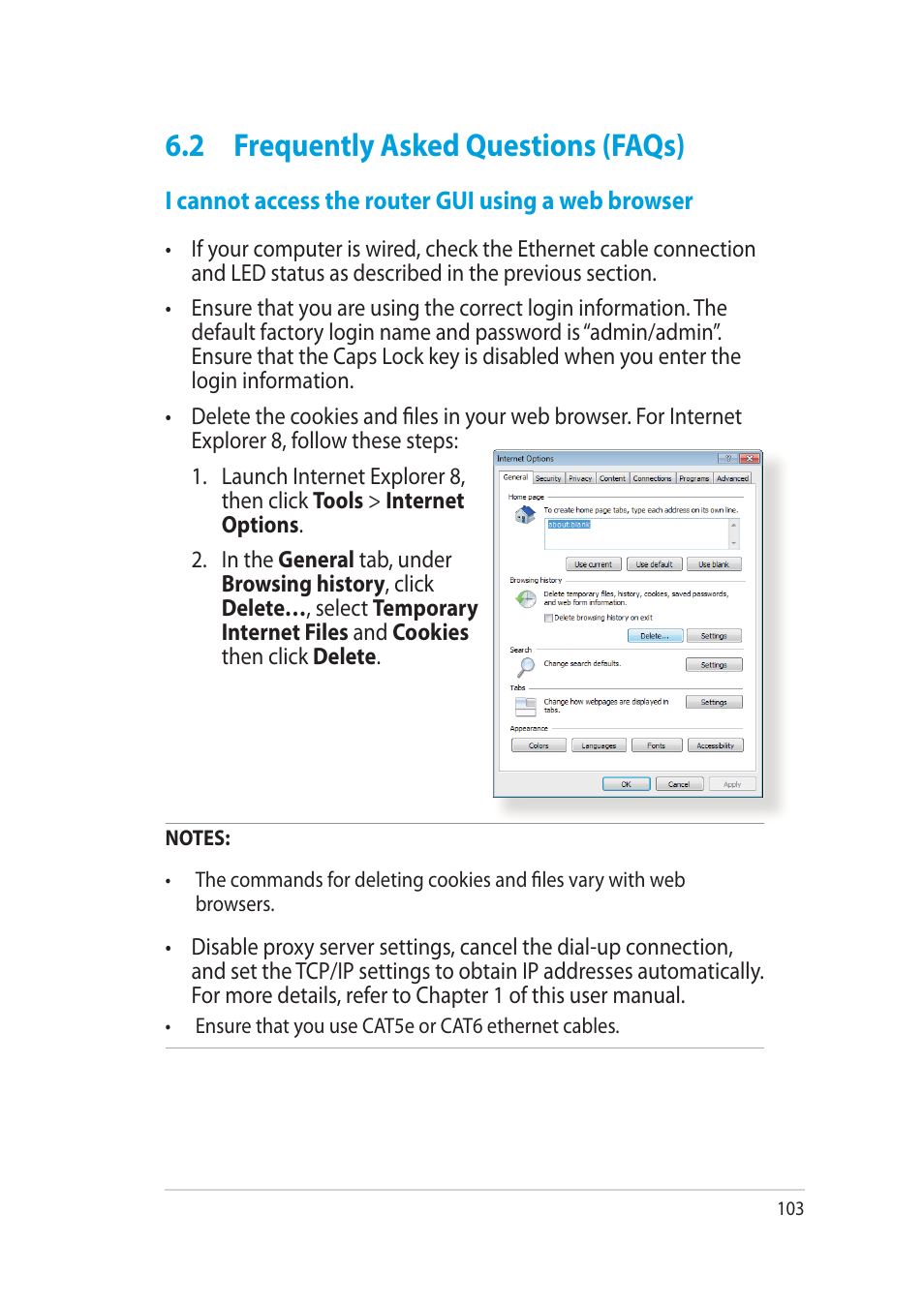 2 frequently asked questions (faqs) | Asus RT-AC52U User Manual | Page 103 / 130