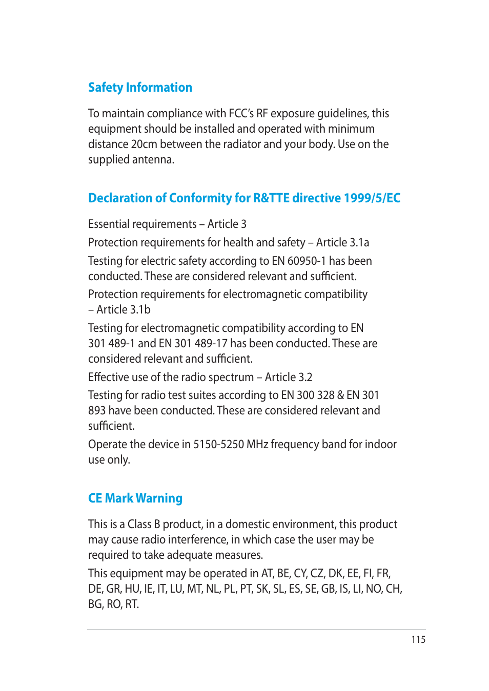 Asus RT-AC52U User Manual | Page 115 / 130