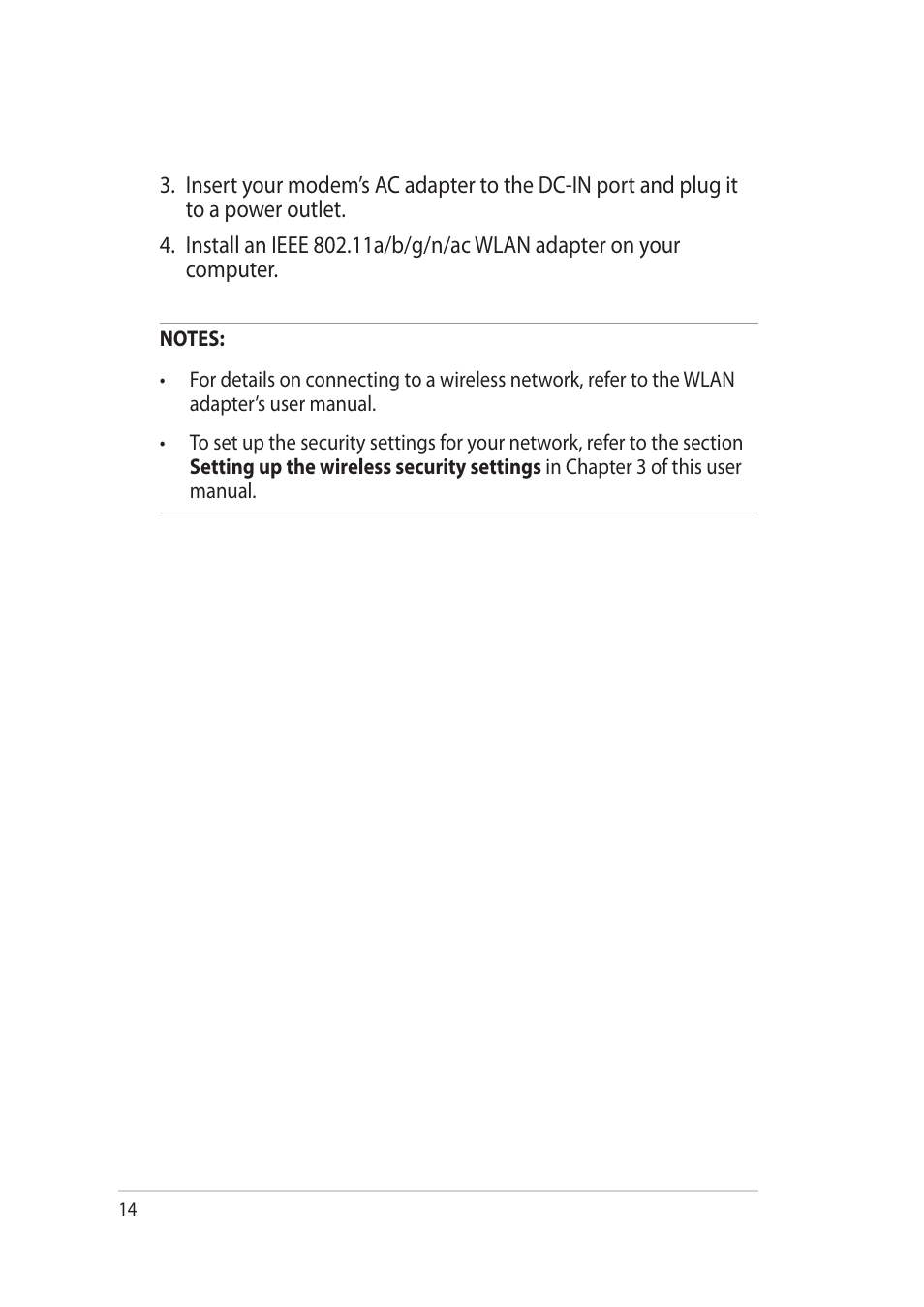 Asus RT-AC52U User Manual | Page 14 / 130