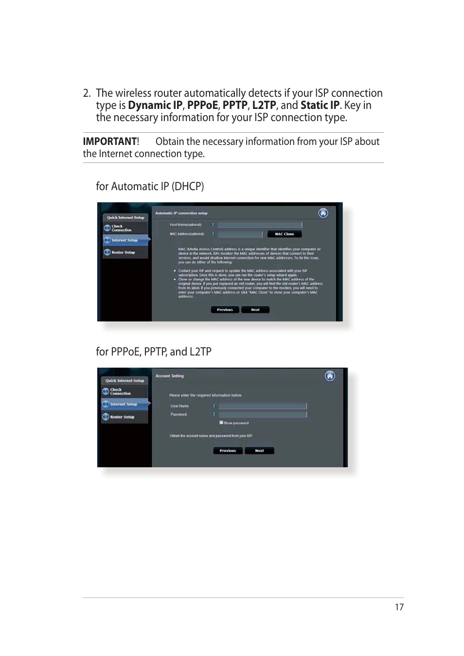 Asus RT-AC52U User Manual | Page 17 / 130