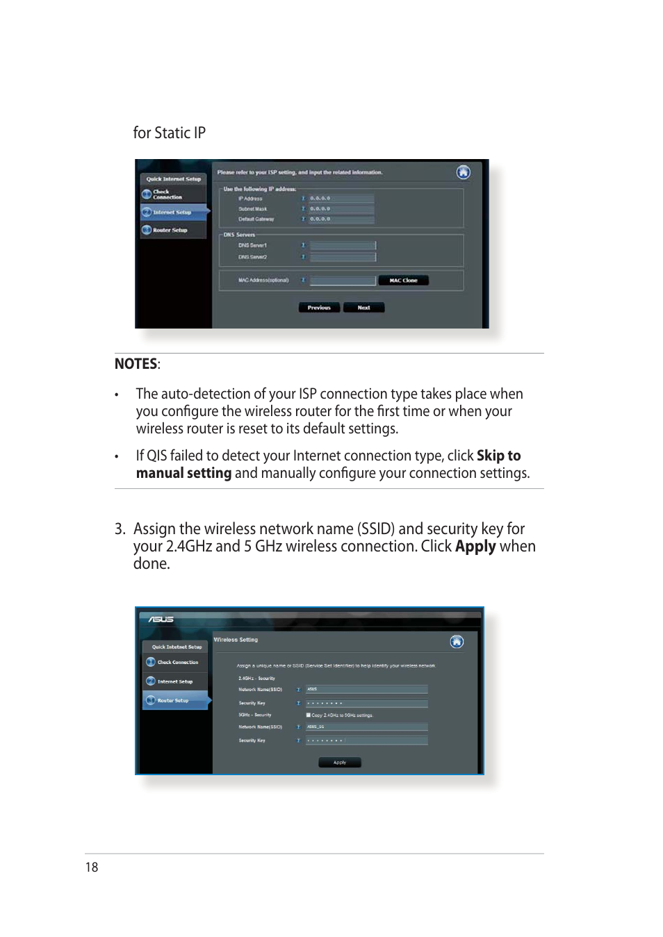 Asus RT-AC52U User Manual | Page 18 / 130