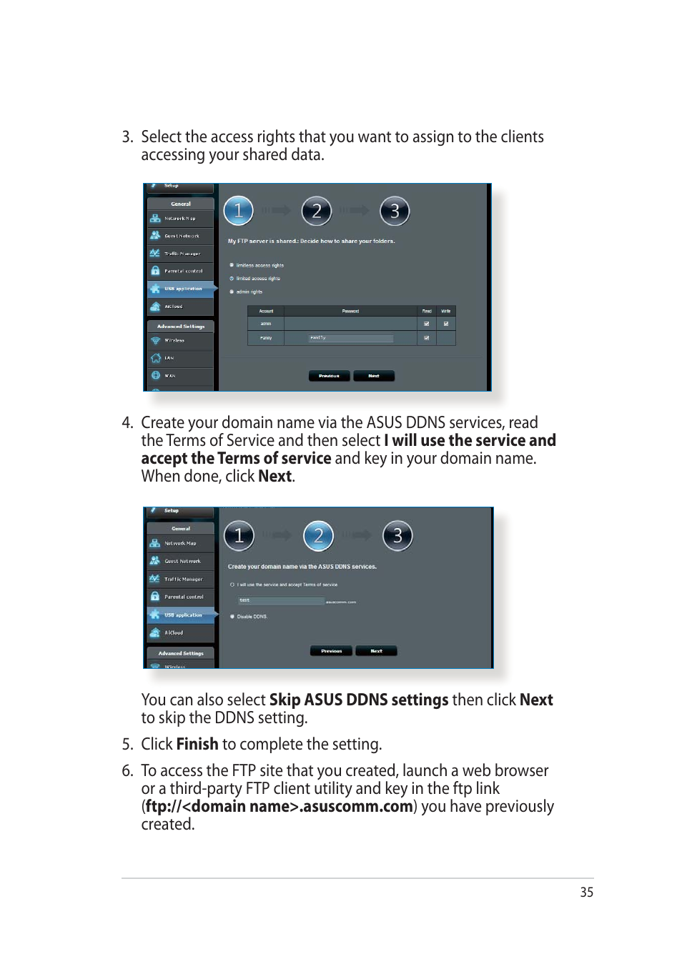 Asus RT-AC52U User Manual | Page 35 / 130