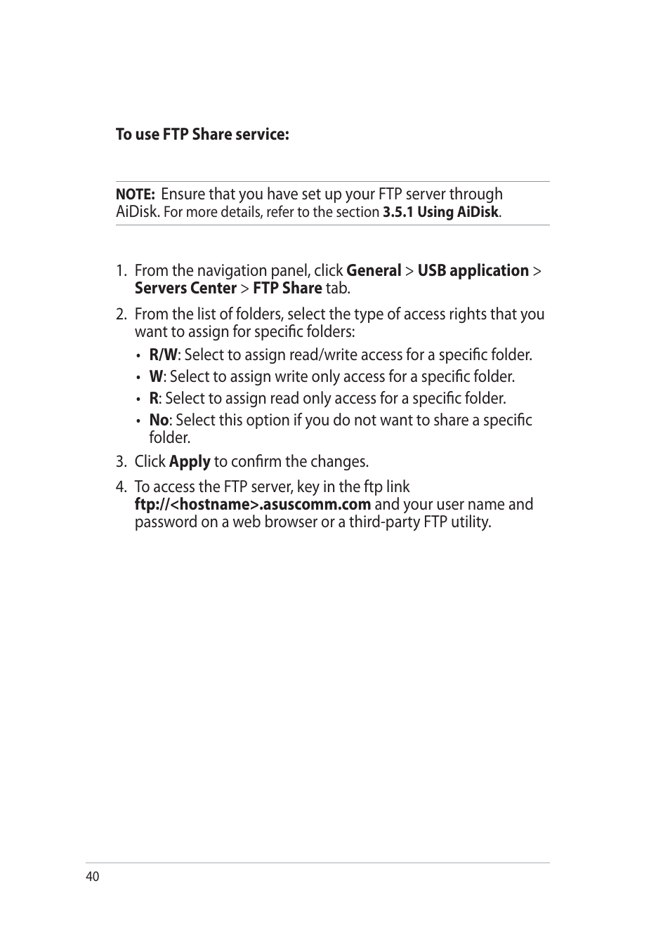 Asus RT-AC52U User Manual | Page 40 / 130