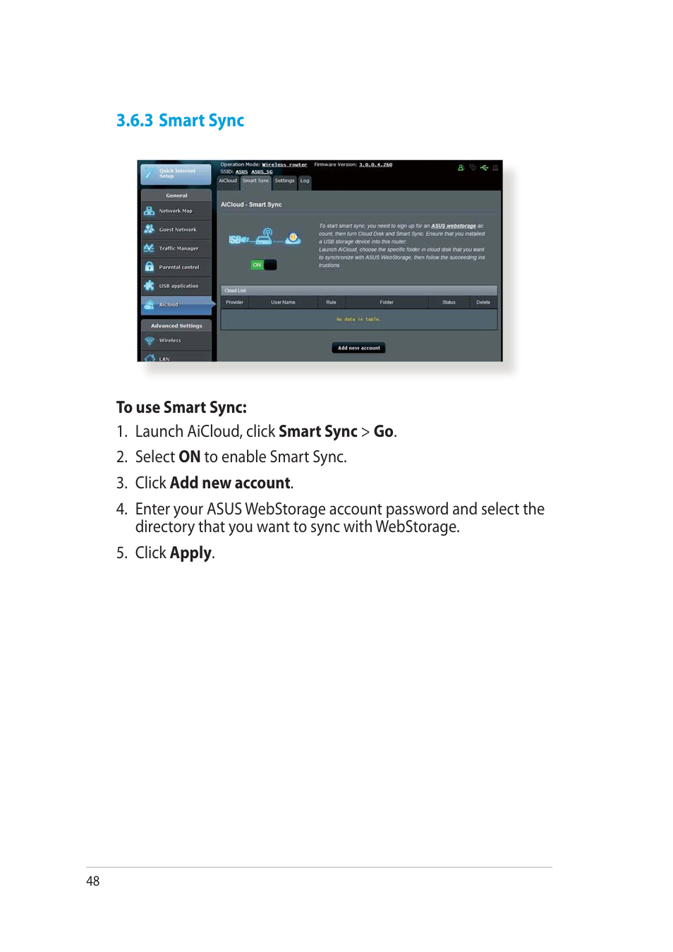 Asus RT-AC52U User Manual | Page 48 / 130