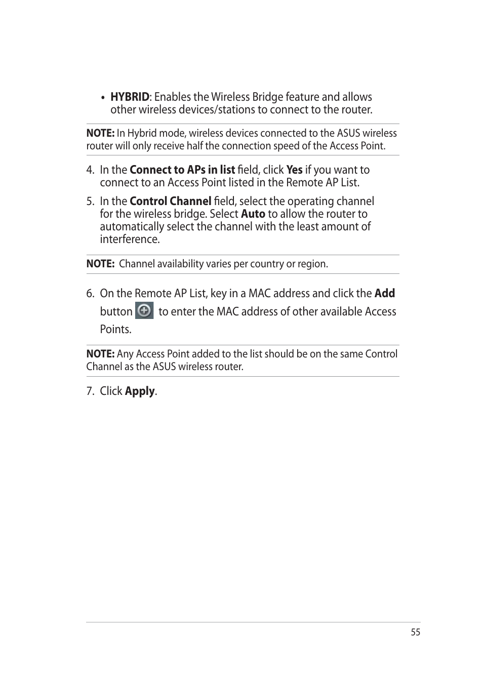 Asus RT-AC52U User Manual | Page 55 / 130