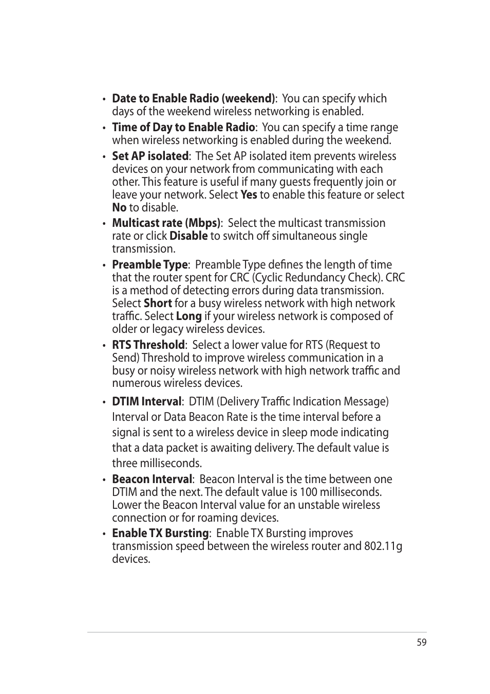 Asus RT-AC52U User Manual | Page 59 / 130