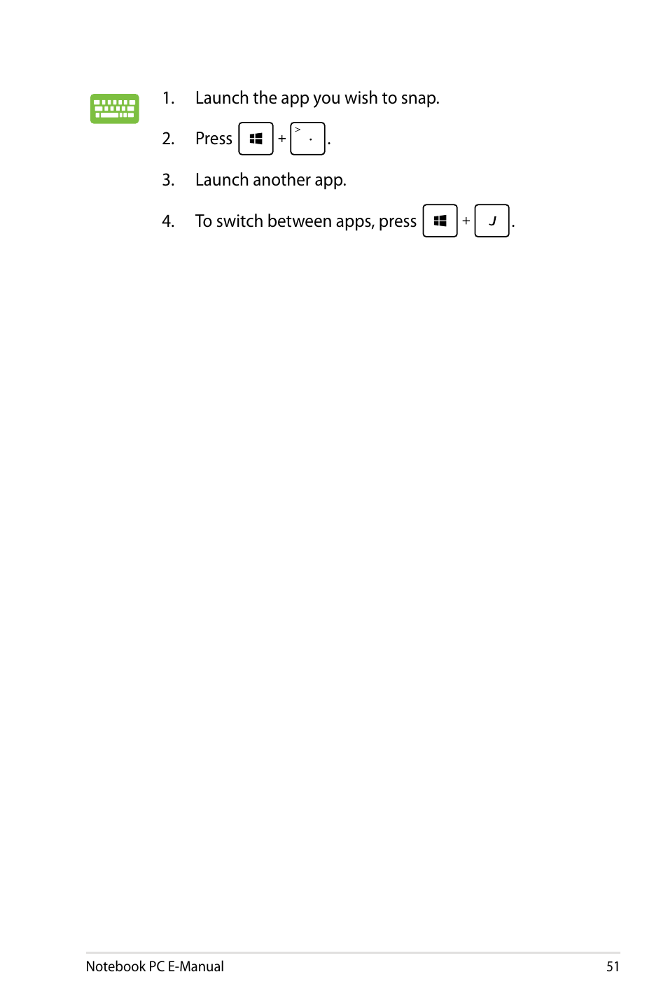 Asus G750JH User Manual | Page 51 / 124