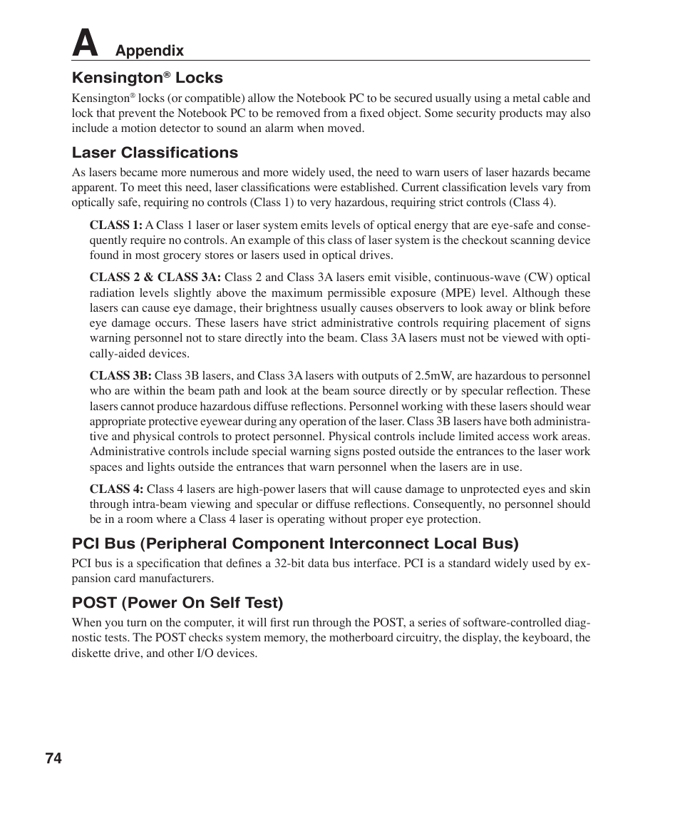Asus F2J User Manual | Page 74 / 89
