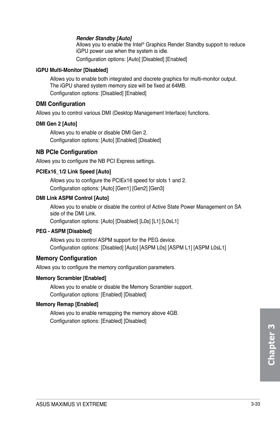 Chapter 3 | Asus MAXIMUS VI EXTREME User Manual | Page 125 / 208