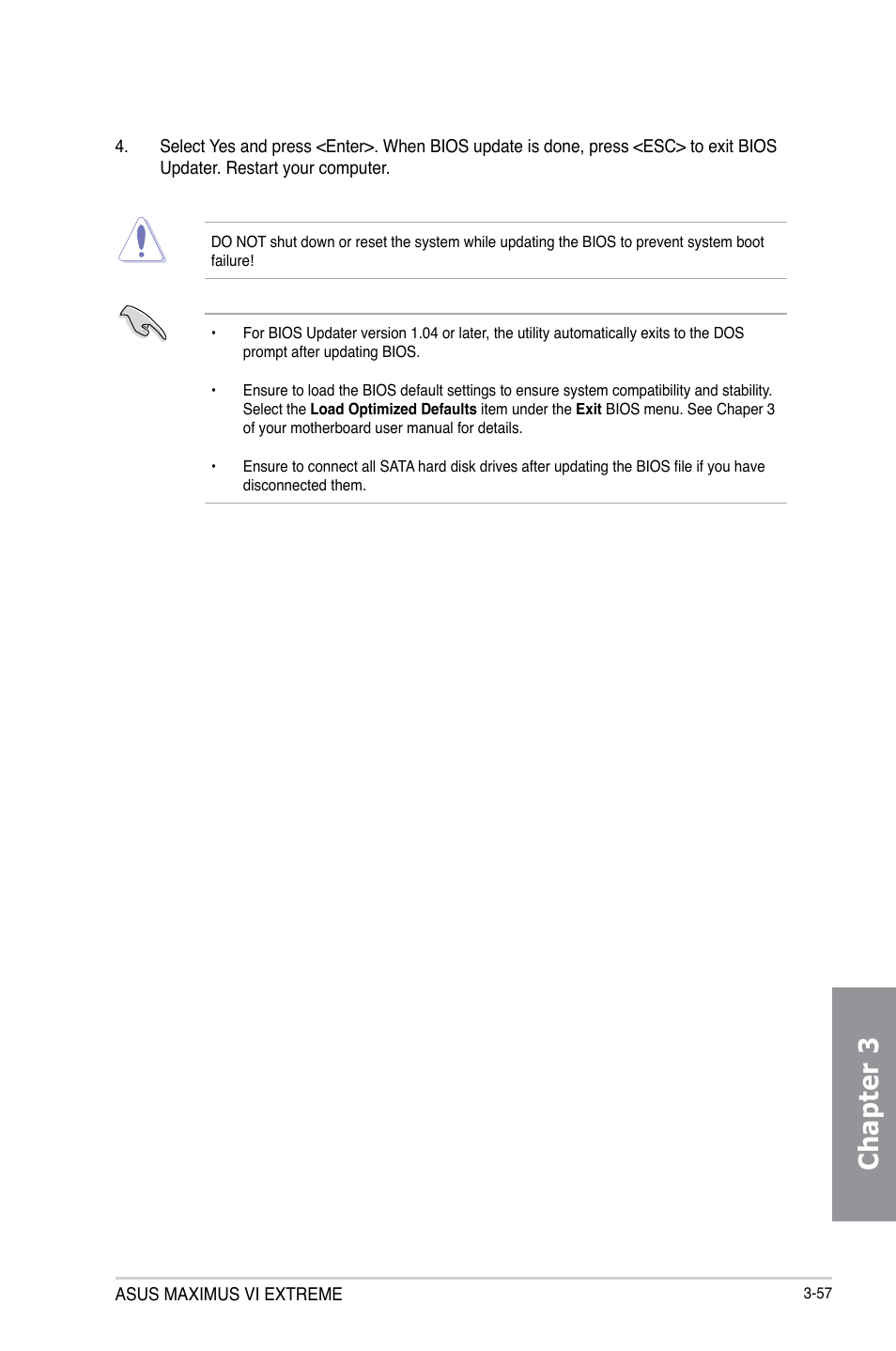 Chapter 3 | Asus MAXIMUS VI EXTREME User Manual | Page 149 / 208