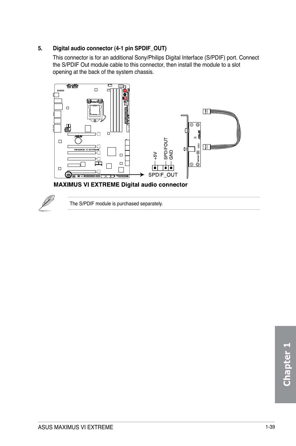 Chapter 1 | Asus MAXIMUS VI EXTREME User Manual | Page 57 / 208